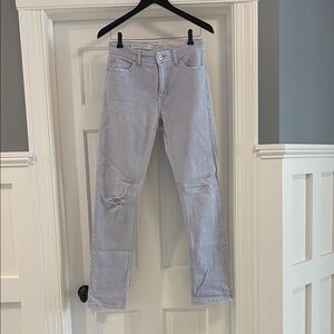 Pilcro and the Letterpress - slim straight - Light Gray Jeans - size 27
